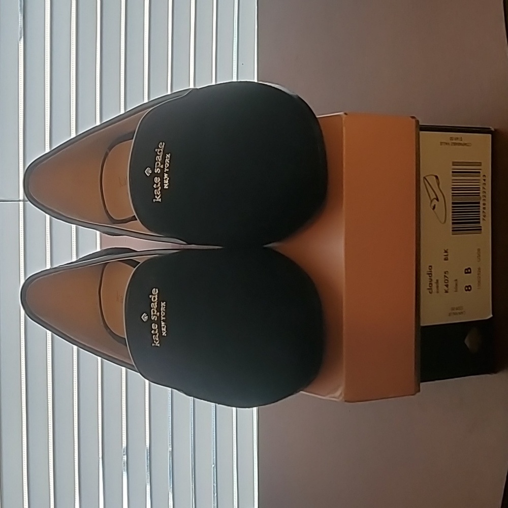 Kate Spade black Claudia flats